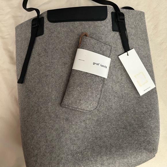 Graf & Lantz Sunset Tote made from merino wool felt - Picture 10 of 10